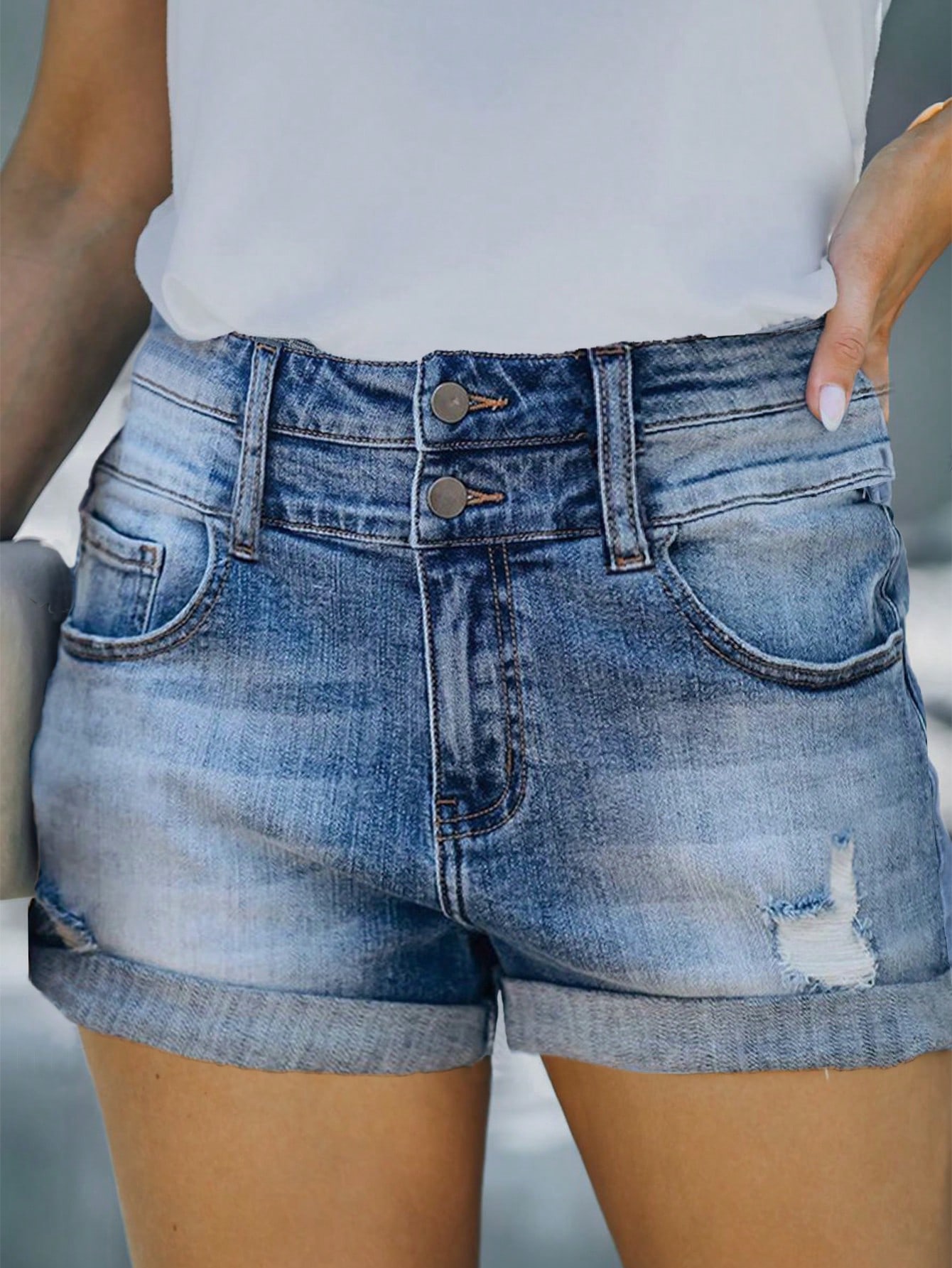 Fashion Hot Style Denim Shorts Women