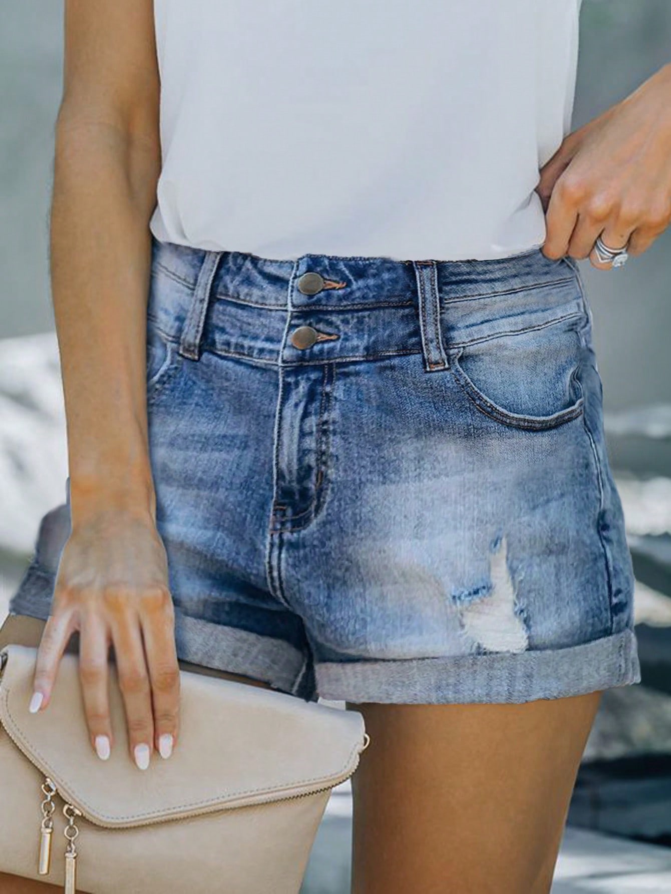 Fashion Hot Style Denim Shorts Women