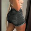 European American Women Sexy Back Rise All Match Versatile Denim Shorts main 0