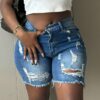 New Arrival European And American Style Butt Lifting Stretch Denim Shorts main 4