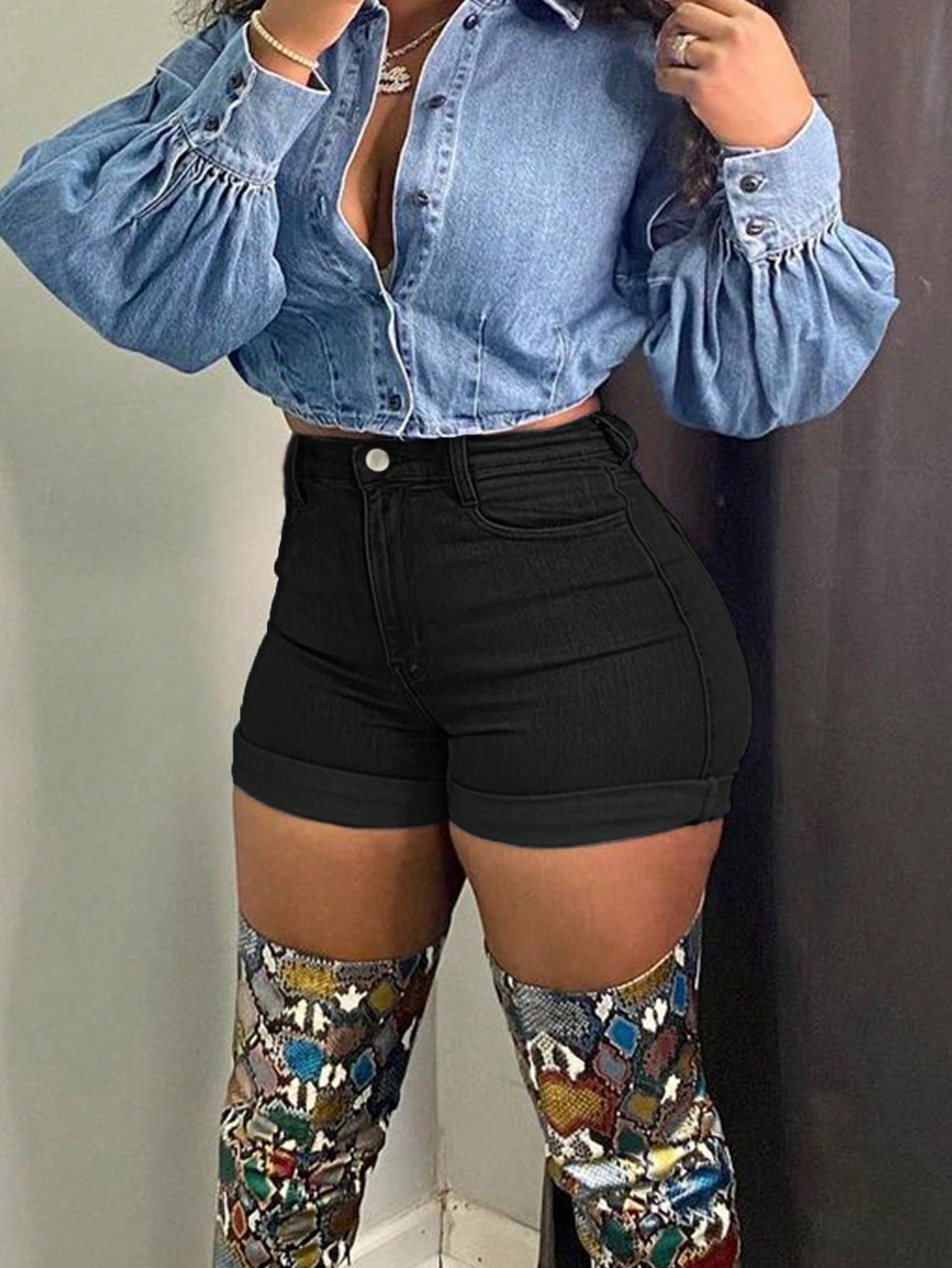 Women Denim Shorts Hot Style