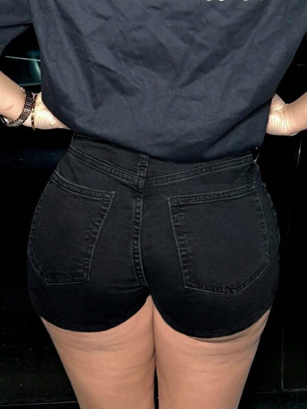 New Ripped Pocket Denim Shorts